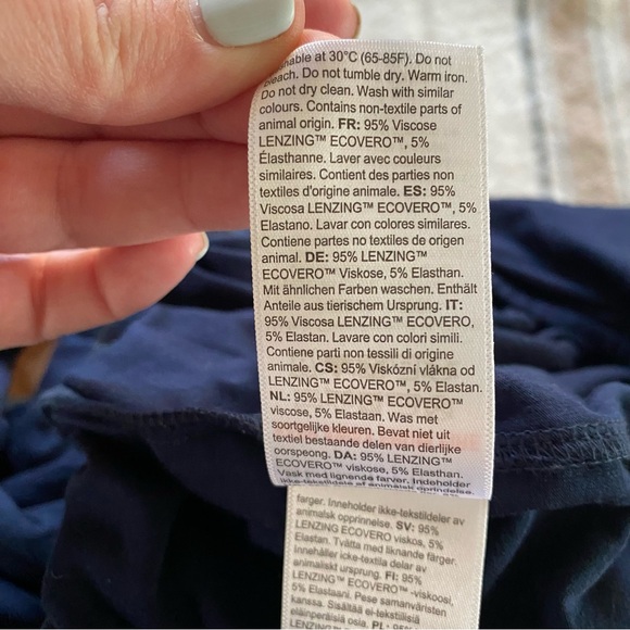 Seraphine Navy Blue Nursing Maternity Dion Jumpsuit - Picture 15 of 15